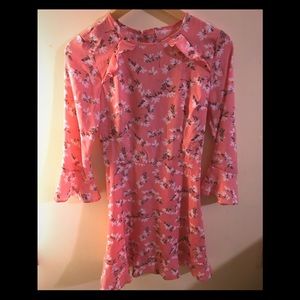 Pink Floral Summer Dress